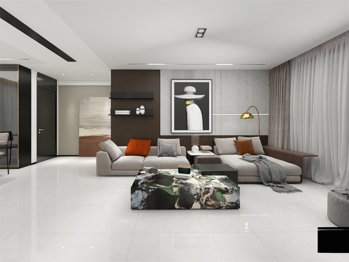 中国风通体大理石600X1200